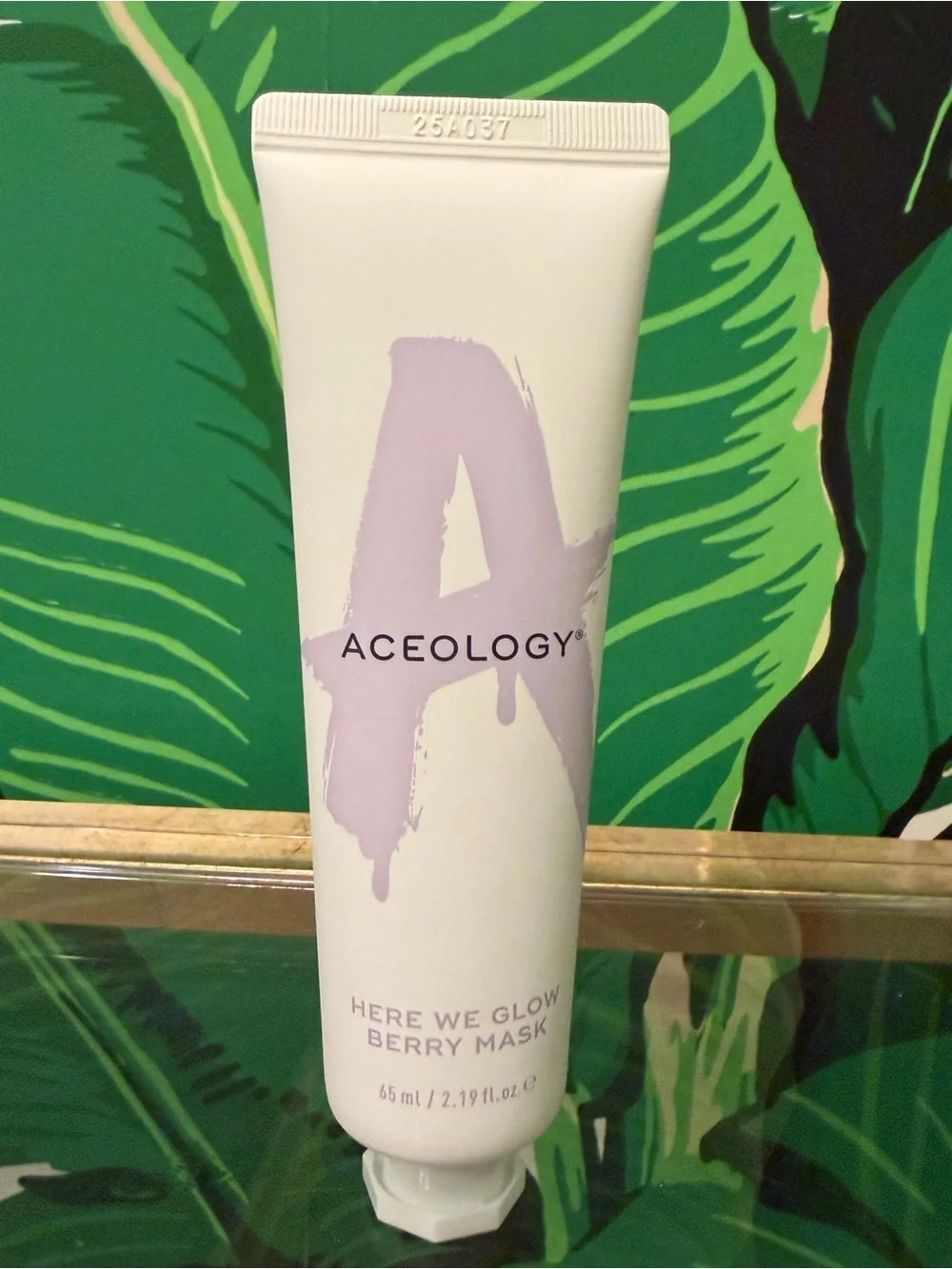 NWT Aceology Here We Glow Berry Mask 65ml 2.19 oz Full Size